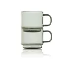 Set 2 cesti espresso, AdHoc, 2610E19400, 70 ml, 4.8xØ5.3 cm, Sticla, Transparent
