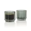 Set 2 cesti espresso, AdHoc, 2610E19401, 45 ml, 4.8xØ5.8 cm, Sticla, Transparent