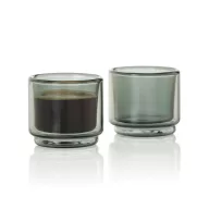   Set 2 cesti espresso, AdHoc, 2610E19401, 45 ml, 4.8xØ5.8 cm, Sticla, Transparent