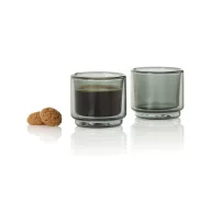   Set 2 cesti espresso, AdHoc, 2610E19401, 45 ml, 4.8xØ5.8 cm, Sticla, Transparent