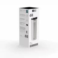   Cana termos, AdHoc, 2610E19222, 500 ml, 21.3xØ8 cm, Otel inoxidabil, Argintiu, Gri