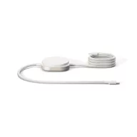  Cablu de incarcare, Zens, 2610E17684, 15 W, 6.1x6.1x1.6 cm, Aluminiu, Alb