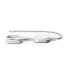 Cablu de incarcare, Zens, 2610E17684, 15 W, 6.1x6.1x1.6 cm, Aluminiu, Alb