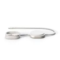   Cablu de incarcare, Zens, 2610E17684, 15 W, 6.1x6.1x1.6 cm, Aluminiu, Alb