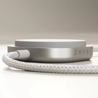   Cablu de incarcare, Zens, 2610E17684, 15 W, 6.1x6.1x1.6 cm, Aluminiu, Alb