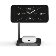   Incarcator wireless, Zens, 2610E18923, 9.9x9.9x15 cm, Zinc, Negru