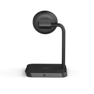   Incarcator wireless, Zens, 2610E18923, 9.9x9.9x15 cm, Zinc, Negru