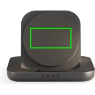   Incarcator wireless, Zens, 2610E18921, 9.6x9.3x1.8 cm, Zinc, Negru
