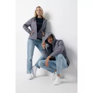   Jacheta Barbati, iqoniq, 2401E12995, Poliester, Gri vulcano, L
