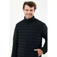   Jacheta barbati, 2509E17132, iqoniq, 72x58x1 cm, Poliester, Negru, M
