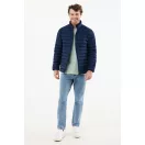 Jacheta barbati, 2509E17144, iqoniq, 85x82x1 cm, Poliester, Albastru navy, 5XL