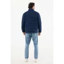 Jacheta barbati, 2509E17144, iqoniq, 85x82x1 cm, Poliester, Albastru navy, 5XL