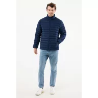  Jacheta barbati, 2509E17145, iqoniq, 75x61.5x1 cm, Poliester, Albastru navy, L