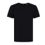 Tricou la baza gatului, Dama, maneca scurta, iqoniq, 2401E13042, Bumbac, Negru, 3XL