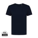 Tricou la baza gatului, Dama, maneca scurta, iqoniq, 2401E13043, Bumbac, Albastru navy, L