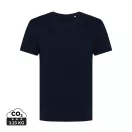 Tricou la baza gatului, Dama, maneca scurta, iqoniq, 2401E13044, Bumbac, Albastru navy, M