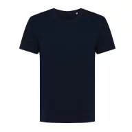   Tricou la baza gatului, Dama, maneca scurta, iqoniq, 2401E13046, Bumbac, Albastru navy, XL