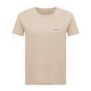 Tricou, Femei, 2502E10481, iqoniq, Bumbac, Bej, XXL