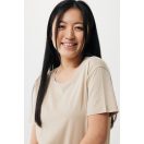 Tricou, Femei, 2502E10482, iqoniq, Bumbac, Bej, XXS