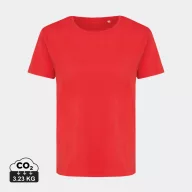   Tricou la baza gatului, Dama, maneca scurta, iqoniq, 2401E13059, Bumbac, Rosu luscious, M