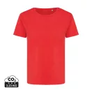 Tricou la baza gatului, Dama, maneca scurta, iqoniq, 2401E13059, Bumbac, Rosu luscious, M