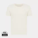 Tricou la baza gatului, Dama, maneca scurta, iqoniq, 2401E13066, Bumbac, Crem naturraw, M