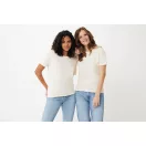 Tricou la baza gatului, Dama, maneca scurta, iqoniq, 2401E13067, Bumbac, Crem naturraw, S