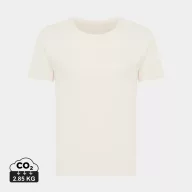   Tricou la baza gatului, Dama, maneca scurta, iqoniq, 2401E13069, Bumbac, Crem naturraw, XS