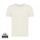 Tricou la baza gatului, Dama, maneca scurta, iqoniq, 2401E13071, Bumbac, Crem naturraw, XS