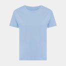 Tricou cu maneca scurta, la baza gatului, Casual, Femei, iqoniq, 2410E19616, Bumbac, Portocaliu sky, L