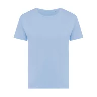   Tricou cu maneca scurta, la baza gatului, Casual, Femei, iqoniq, 2410E19618, Bumbac, Portocaliu sky, S