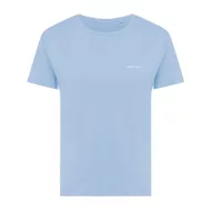  Tricou cu maneca scurta, la baza gatului, Casual, Femei, iqoniq, 2410E19618, Bumbac, Portocaliu sky, S