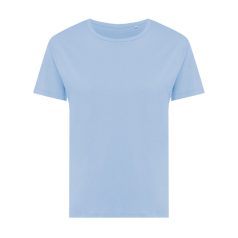   Tricou cu maneca scurta, la baza gatului, Casual, Femei, iqoniq, 2410E19622, Bumbac, Portocaliu sky, XXS