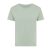 Tricou la baza gatului, Dama, maneca scurta, iqoniq, 2401E13072, Bumbac, Verde ice, L