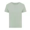 Tricou la baza gatului, Dama, maneca scurta, iqoniq, 2401E13073, Bumbac, Verde ice, M