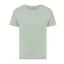 Tricou la baza gatului, Dama, maneca scurta, iqoniq, 2401E13073, Bumbac, Verde ice, M