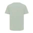Tricou la baza gatului, Dama, maneca scurta, iqoniq, 2401E13073, Bumbac, Verde ice, M