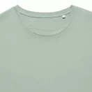 Tricou la baza gatului, Dama, maneca scurta, iqoniq, 2401E13073, Bumbac, Verde ice, M