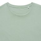 Tricou la baza gatului, Dama, maneca scurta, iqoniq, 2401E13077, Bumbac, Verde ice, XXL