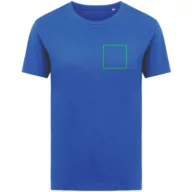 Tricou, Femei, 2502E10492, iqoniq, Bumbac, Albastru royal, M