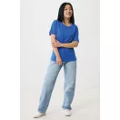 Tricou, Femei, 2502E10492, iqoniq, Bumbac, Albastru royal, M