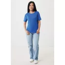 Tricou, Femei, 2502E10492, iqoniq, Bumbac, Albastru royal, M