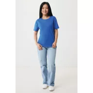   Tricou, Femei, 2502E10496, iqoniq, Bumbac, Albastru royal, XXL