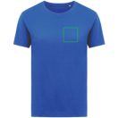 Tricou, Femei, 2502E10497, iqoniq, Bumbac, Albastru royal, XXS