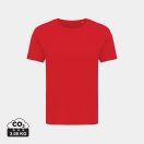 Tricou cu maneca scurta, la baza gatului, Casual, Femei, iqoniq, 2410E19581, Bumbac, Rosu, L