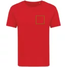 Tricou cu maneca scurta, la baza gatului, Casual, Femei, iqoniq, 2410E19582, Bumbac, Rosu, M