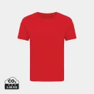 Tricou cu maneca scurta, la baza gatului, Casual, Femei, iqoniq, 2410E19583, Bumbac, Rosu, S