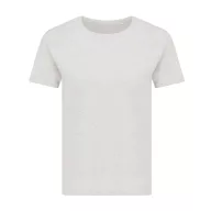  Tricou la baza gatului, Dama, maneca scurta, iqoniq, 2401E13080, Bumbac, Gri light, M