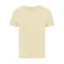 Tricou cu maneca scurta, la baza gatului, Casual, Femei, iqoniq, 2410E19596, Bumbac, Galben crem, M