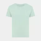 Tricou cu maneca scurta, la baza gatului, Casual, Femei, iqoniq, 2410E19603, Bumbac, Verde mint, M